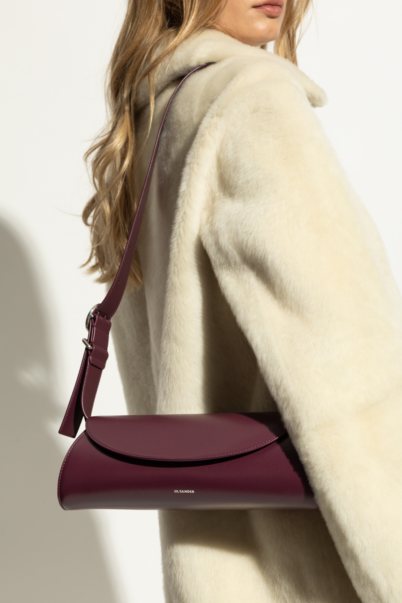 ★Jil Sander★ [Jil Sander] SS25 Shoulder Bag J07WD0023P5355 Jil Sander Women's' Medium Coin Shoulder Bag in Black | LN-CC®